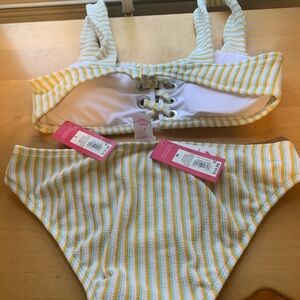 Target Yellow and White Striped Bikini